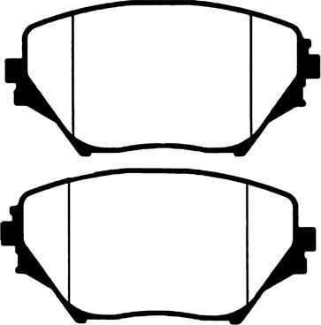 JPN 10H2048-MIN - Brake Pad Set, disc brake www.autospares.lv