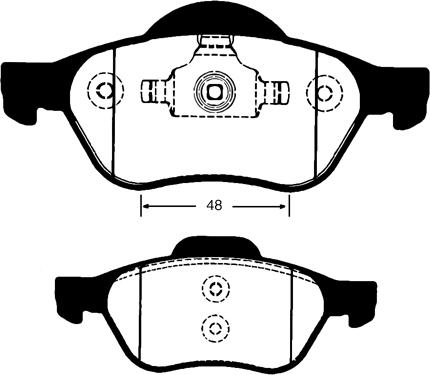 Technika 01690 - Тормозные колодки, дисковые, комплект www.autospares.lv