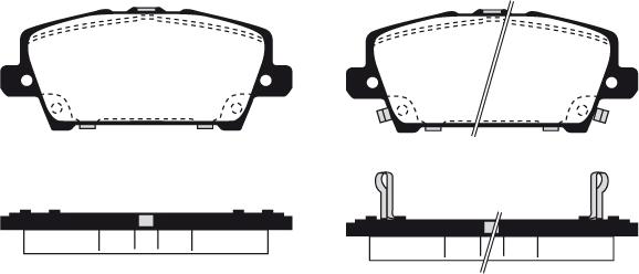 Technika 01642 - Brake Pad Set, disc brake www.autospares.lv