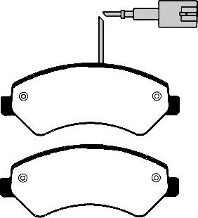 Technika 01632 - Bremžu uzliku kompl., Disku bremzes autospares.lv