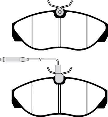 Magneti Marelli BP0301 - Brake Pad Set, disc brake www.autospares.lv