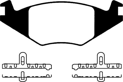 Technika 01043 - Brake Pad Set, disc brake www.autospares.lv