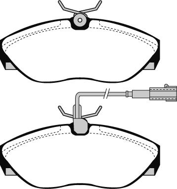 TRW 6114251 - Brake Pad Set, disc brake www.autospares.lv