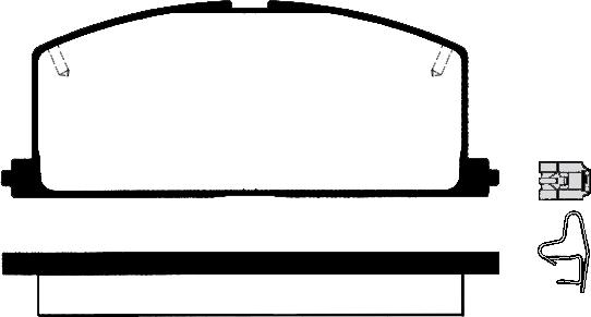 Magneti Marelli 363700200318 - Brake Pad Set, disc brake www.autospares.lv