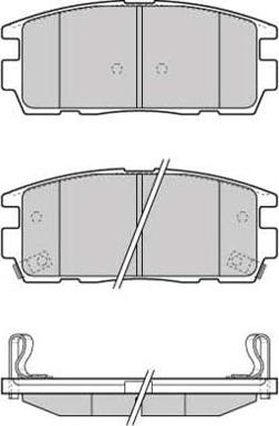 Technika 01867A - Тормозные колодки, дисковые, комплект www.autospares.lv