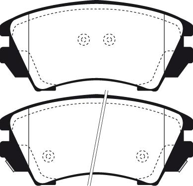 Technika 01812B - Brake Pad Set, disc brake www.autospares.lv