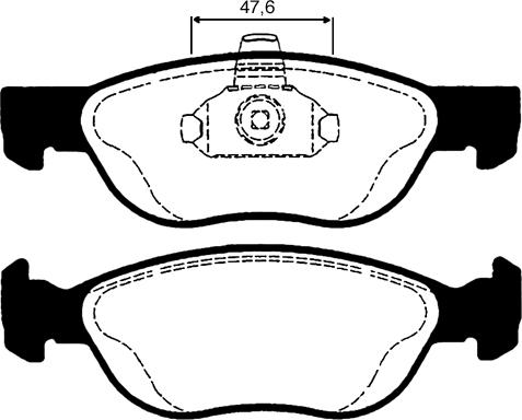 Metelli 22008221 - Brake Pad Set, disc brake www.autospares.lv