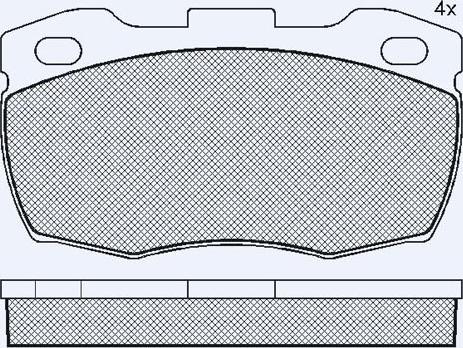 Valeo 302417 - Тормозные колодки, дисковые, комплект www.autospares.lv