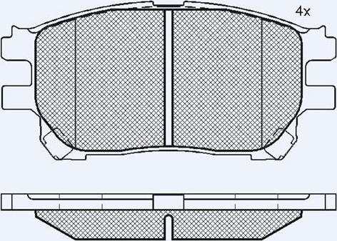 Technika 01767B - Bremžu uzliku kompl., Disku bremzes autospares.lv