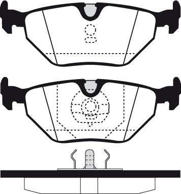 Technika 02013 - Brake Pad Set, disc brake www.autospares.lv