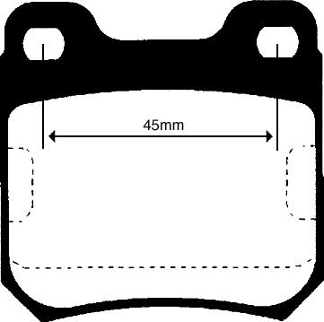 Technika 02157 - Тормозные колодки, дисковые, комплект www.autospares.lv