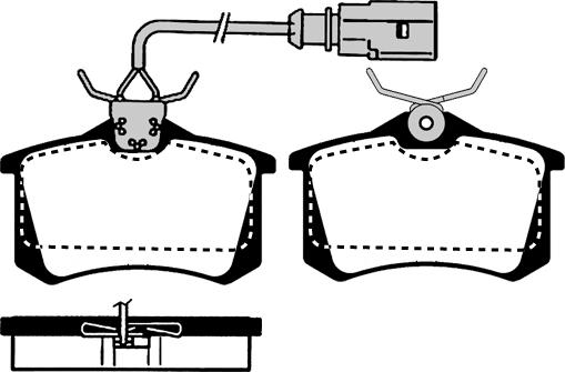 DOYEN RBP101 - Brake Pad Set, disc brake www.autospares.lv