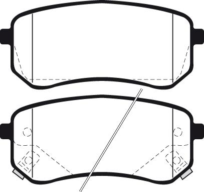 Technika 02230A - Brake Pad Set, disc brake www.autospares.lv