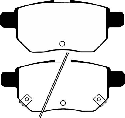 Magneti Marelli 363700483083 - Brake Pad Set, disc brake www.autospares.lv