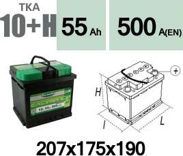 Technika TKA10+H - Starter Battery www.autospares.lv