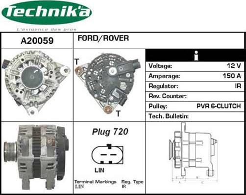 Technika A20059 - Ģenerators autospares.lv