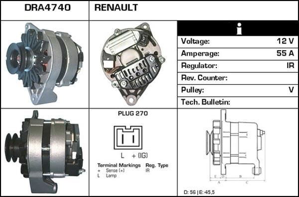 Technika A20861 - Ģenerators www.autospares.lv