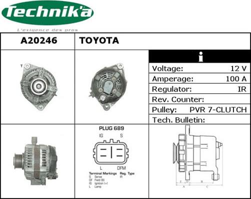 Technika A20246 - Ģenerators autospares.lv