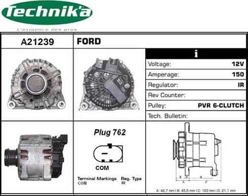 Technika A21239 - Ģenerators autospares.lv