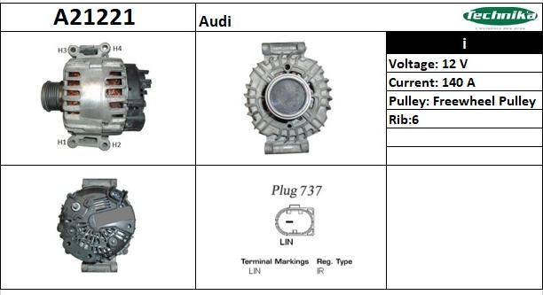 Technika A21221 - Ģenerators autospares.lv