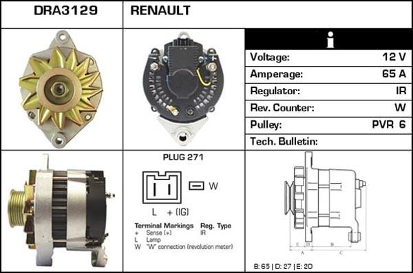 Technika A21708 - Ģenerators www.autospares.lv