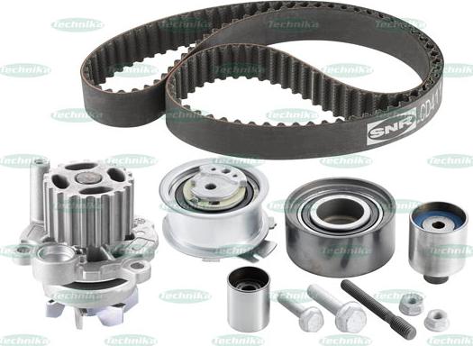 Technika KDP141 - Water Pump & Timing Belt Set www.autospares.lv