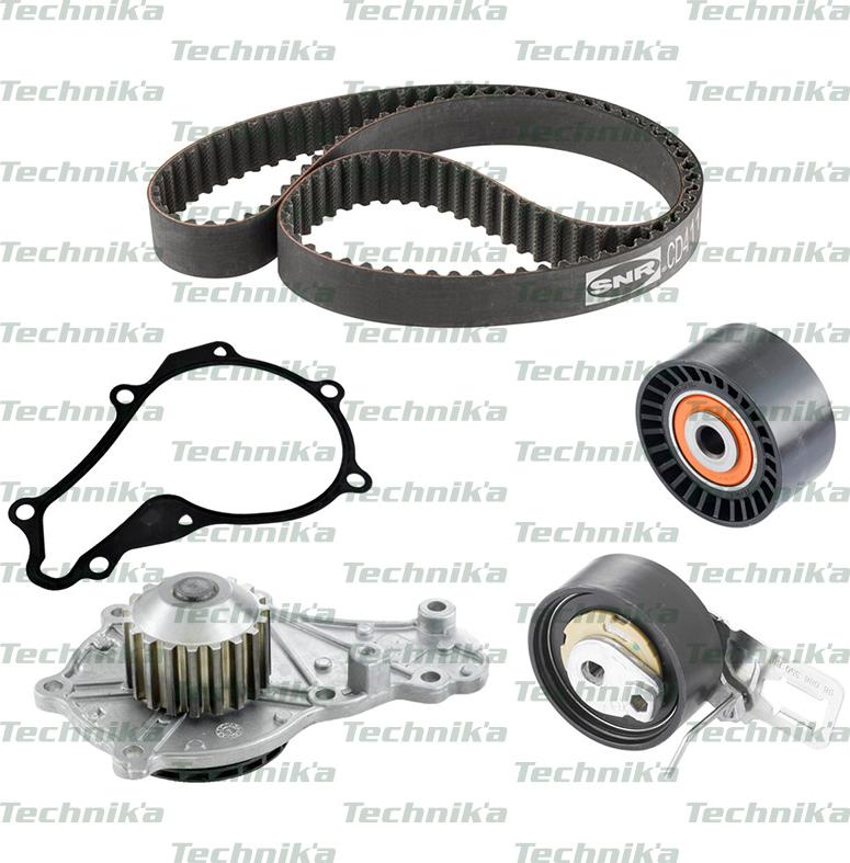 Technika KDP150 - Водяной насос + комплект зубчатого ремня ГРМ www.autospares.lv