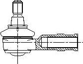 Technika RS242 - Stūres šķērsstiepņa uzgalis www.autospares.lv