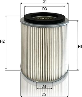 Tecneco Filters AR579-I - Air Filter, engine www.autospares.lv