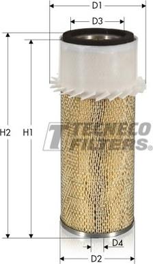 Tecneco Filters AR585-I - Gaisa filtrs www.autospares.lv