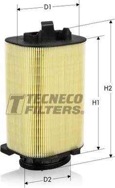 Tecneco Filters AR14006 - Gaisa filtrs www.autospares.lv