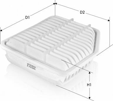 Tecneco Filters AR27013PM-J - Gaisa filtrs autospares.lv