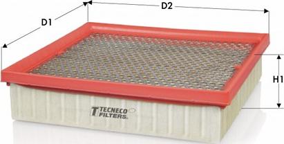 Tecneco Filters AR22029PM - Gaisa filtrs www.autospares.lv