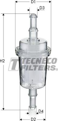 Tecneco Filters BN4174 - Degvielas filtrs autospares.lv