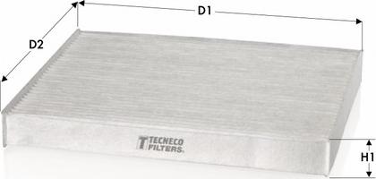 Tecneco Filters CK8868 - Фильтр воздуха в салоне www.autospares.lv