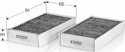 Tecneco Filters CK9405-C-2 - Filtrs, Salona telpas gaiss www.autospares.lv