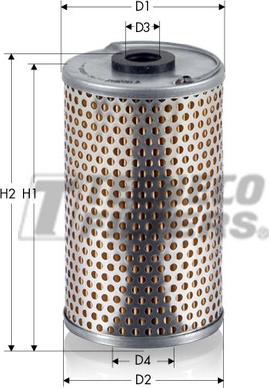 Tecneco Filters GS025 - Degvielas filtrs autospares.lv