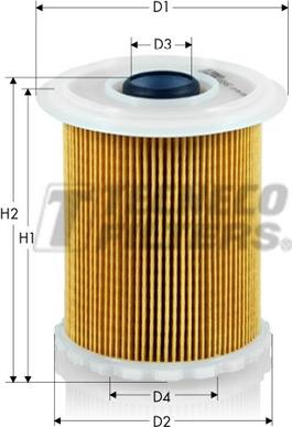 Tecneco Filters GS0300 - Degvielas filtrs www.autospares.lv