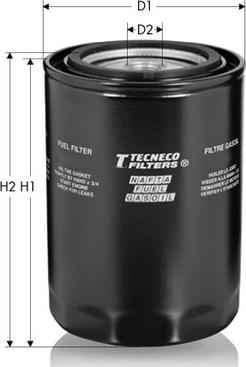 Tecneco Filters GS154 - Топливный фильтр www.autospares.lv