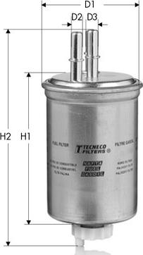 Tecneco Filters GS829/6 - Degvielas filtrs www.autospares.lv