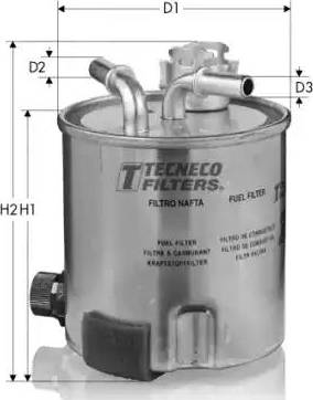 Tecneco Filters GS9025 - Fuel filter www.autospares.lv