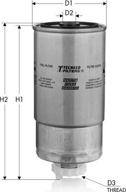 Tecneco Filters GS110 - Degvielas filtrs www.autospares.lv