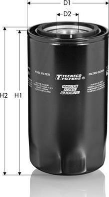 Tecneco Filters GS7363 - Degvielas filtrs autospares.lv