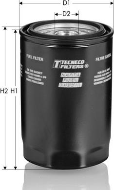 Tecneco Filters GS201 - Degvielas filtrs autospares.lv