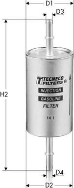 Tecneco Filters IN9839 - Топливный фильтр www.autospares.lv