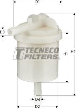 Tecneco Filters IN4143 - Degvielas filtrs www.autospares.lv