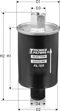 Tecneco Filters IN60 - Degvielas filtrs autospares.lv