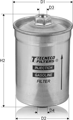 Tecneco Filters IN89 - Fuel filter www.autospares.lv