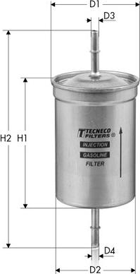 Tecneco Filters IN88 - Degvielas filtrs autospares.lv