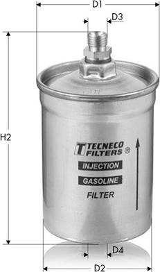 Tecneco Filters IN87 - Degvielas filtrs www.autospares.lv